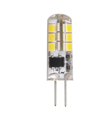 Лампа светодиодная PLED-G4 3Вт капсульная 2700К тепл. бел. G4 200лм 220-230В | Код. 1032041 | JazzWay